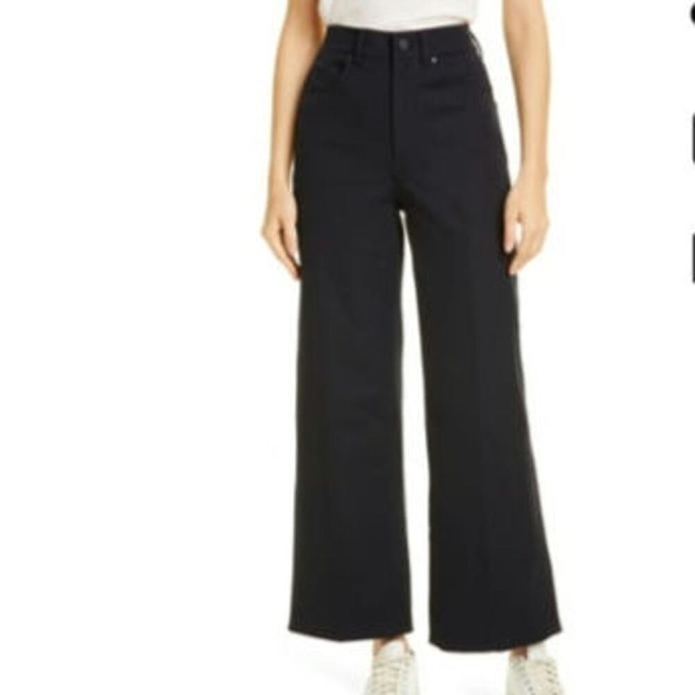 MM.LaFleur Milo Black Wide-Leg Jeans